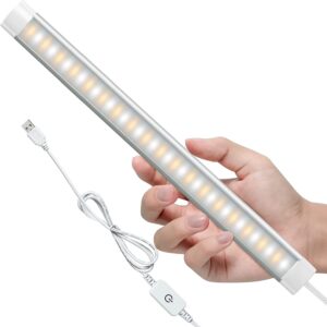 LED Kitchen Under Cabinet Lights, 3 Color Temps Stepless Dimming