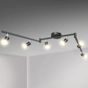 Lampada Da Soffitto a LED, Faretti Orientabili a 6 Vie per Soffitto