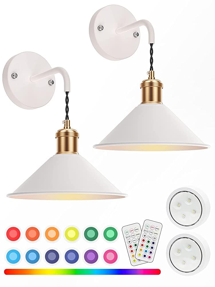 Wall Light Fixtures Vanity Light Industrial Sconce Lighting 2 Pack - Image 2