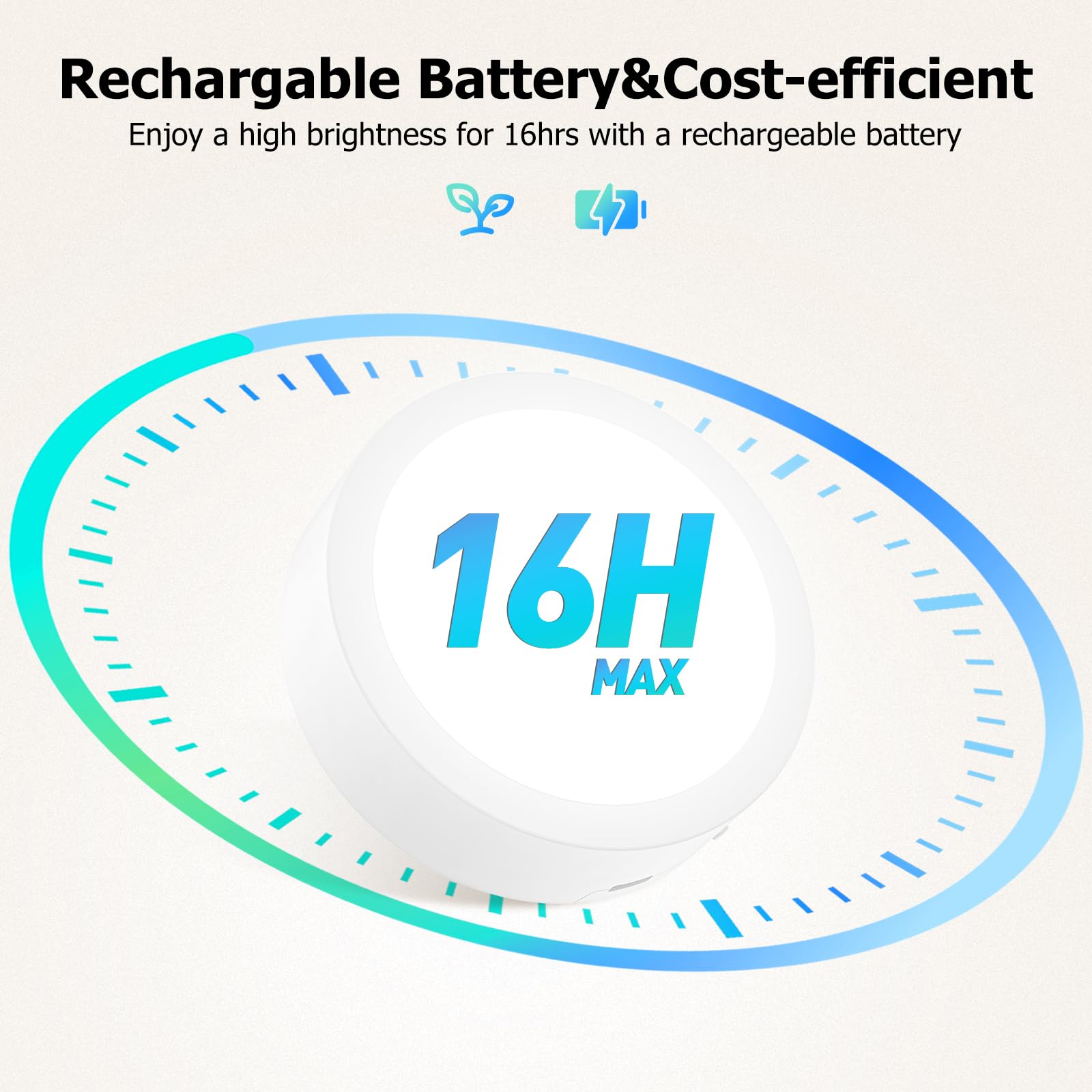 LED Battery Operated Lamps for Indoor Wall Light, RGB Colour - Image 3