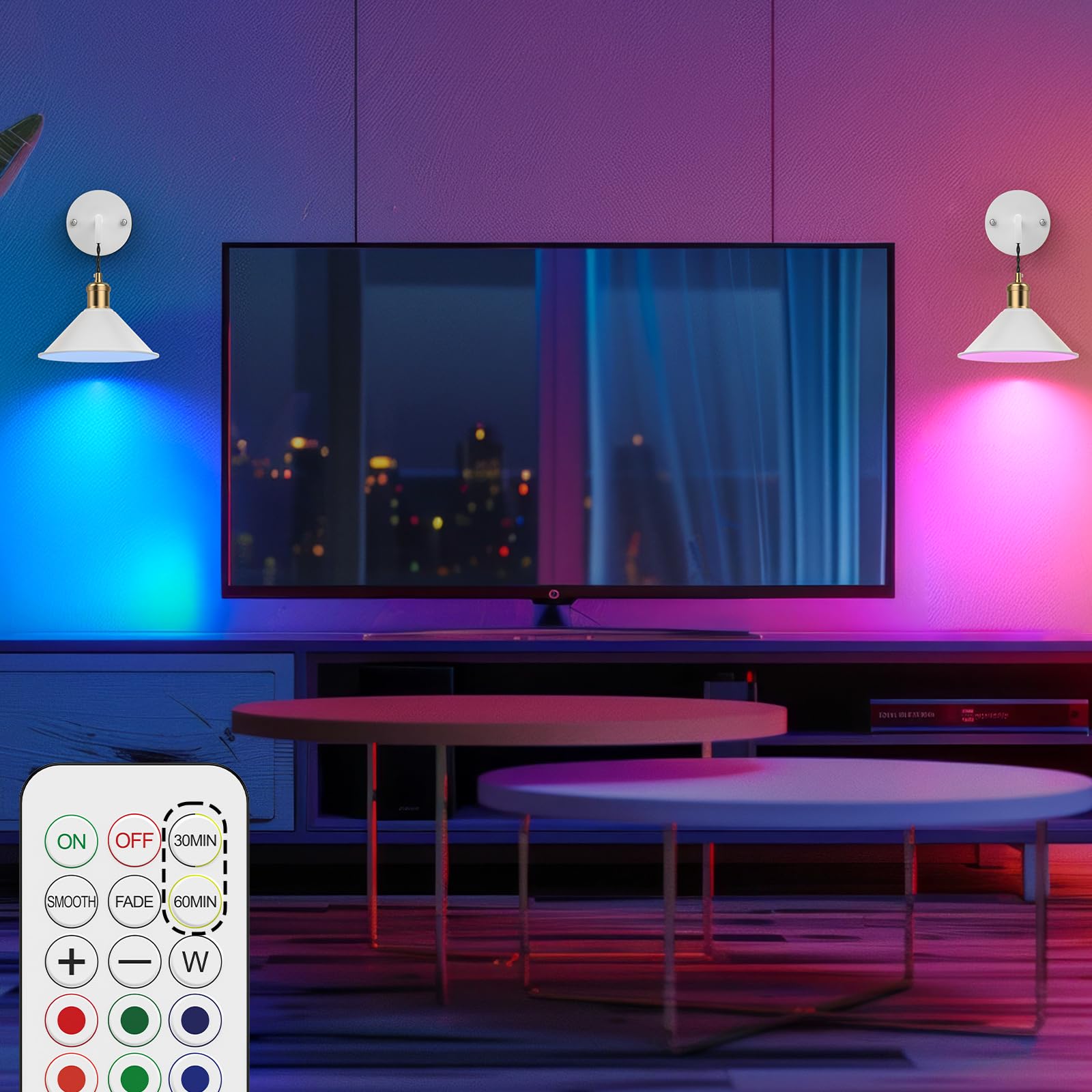 Wall Light Fixtures Vanity Light Industrial Sconce Lighting 2 Pack - Image 4