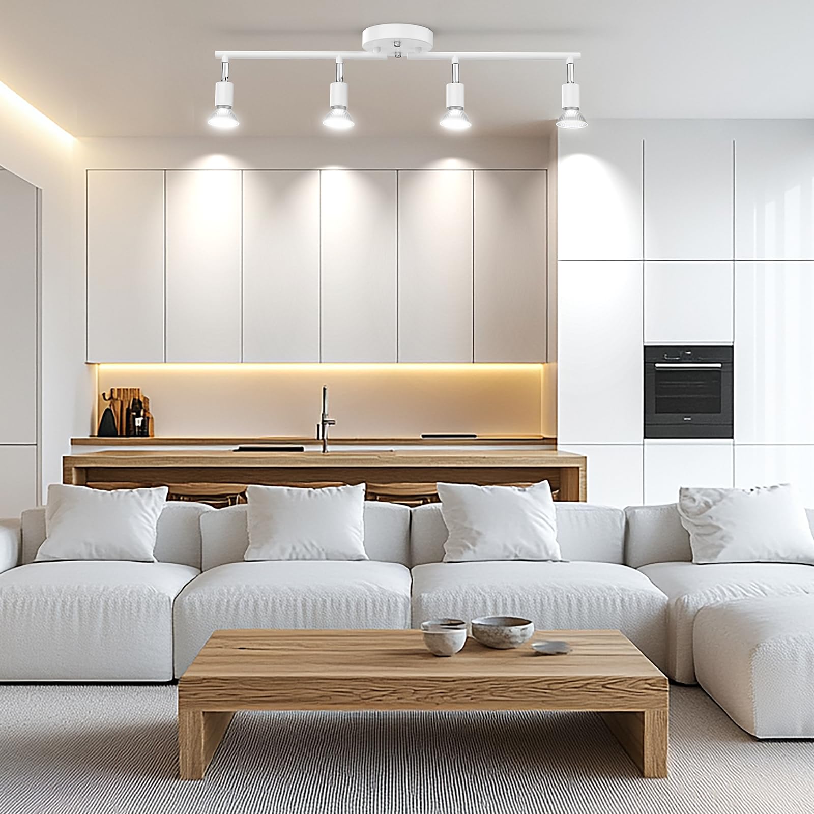 Kitchen Lights, 4-Light Ceiling Lighting Kits, Ceiling Spotlight - Image 5