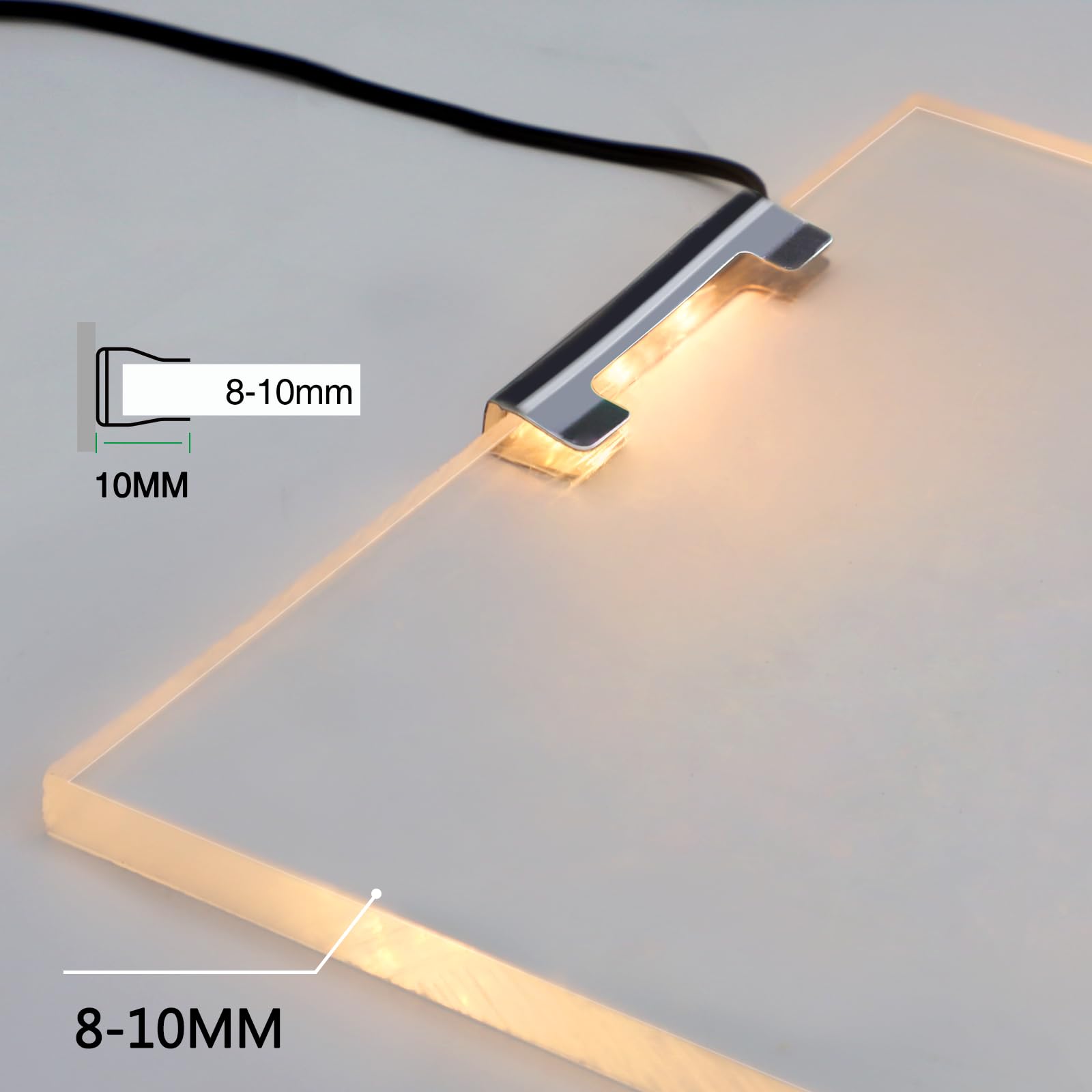 Glass Floor Lighting LED Display Cabinet Lighting with Foot Switch - Image 5