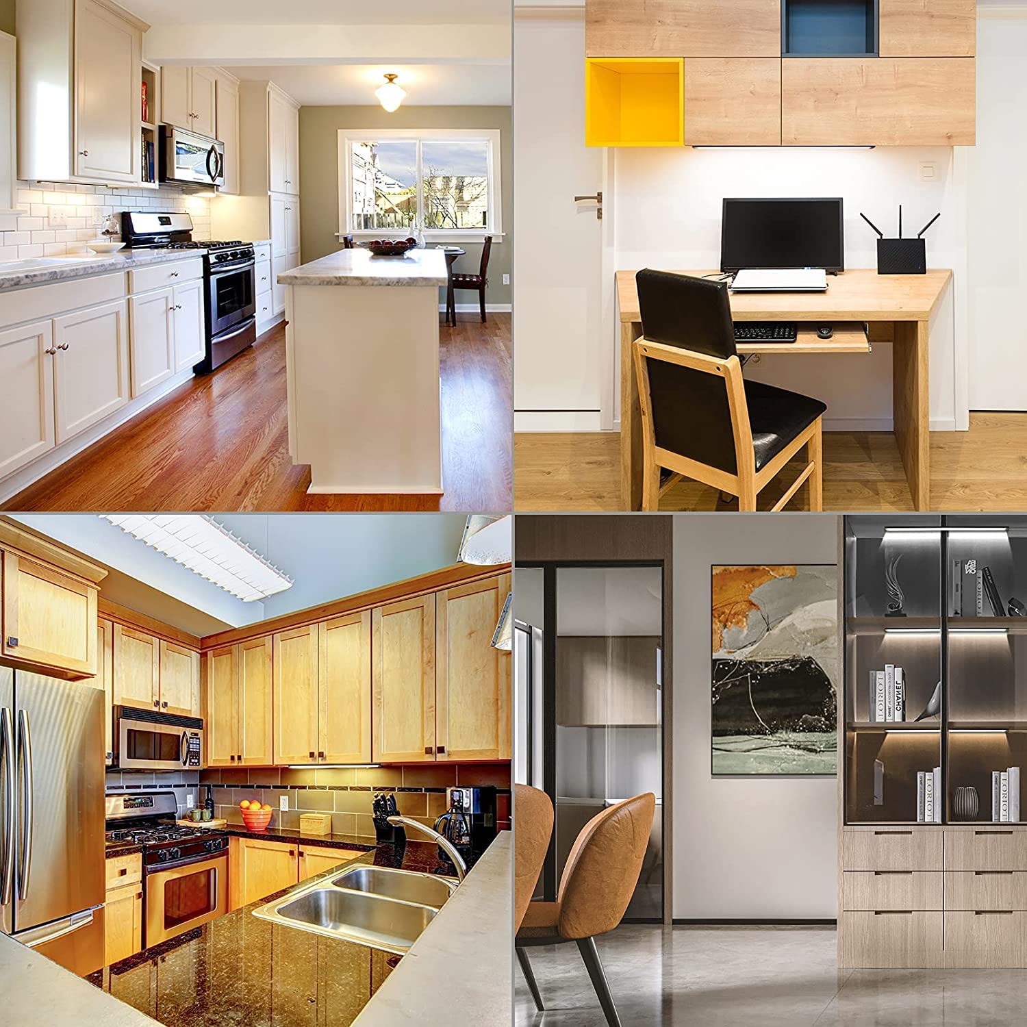 LED Kitchen Under Cabinet Lights, 3 Color Temps Stepless Dimming - Image 6