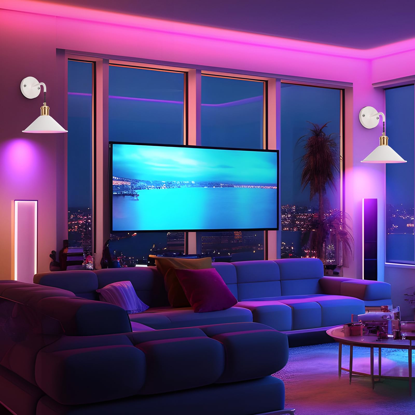 Wall Light Fixtures Vanity Light Industrial Sconce Lighting 2 Pack - Image 6