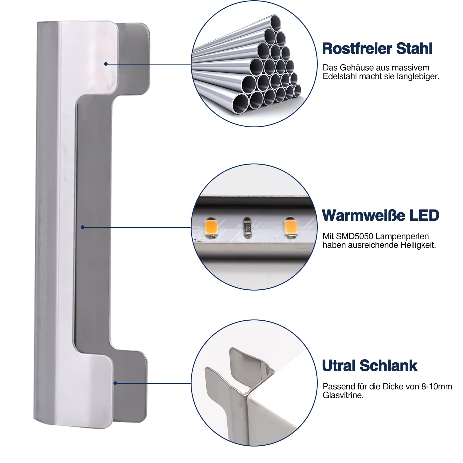 Glass Floor Lighting LED Display Cabinet Lighting with Foot Switch - Image 6